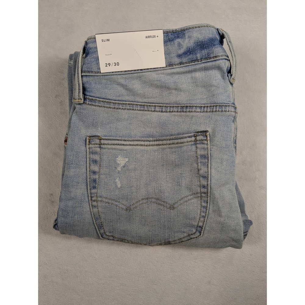 American Eagle‎ Outfitters Womens Slim Authentic Airflex Jeans 29x29 Distressed